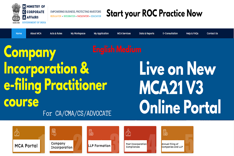 ROC e filing Course with All Compliance